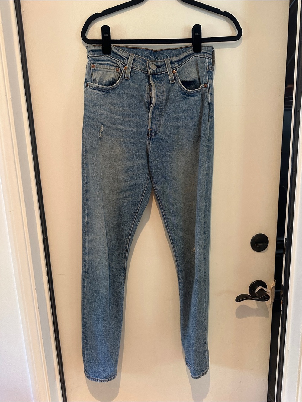 Levi's 501 High-Rise Light Blue Skinny Jeans